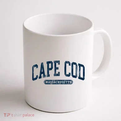 Cape Cod Massachusetts Retro Preppy Throwback Coffee Mug back