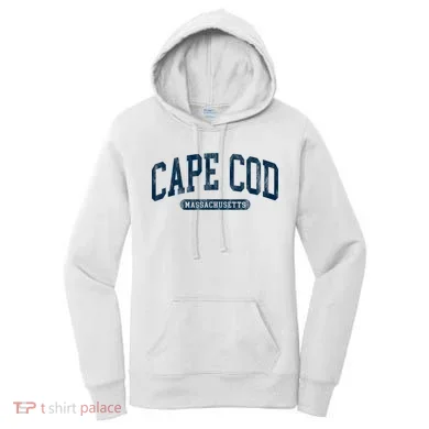 Cape Cod Massachusetts Retro Preppy Throwback Women's Hoodie