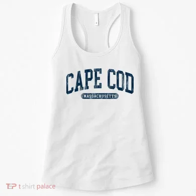 Cape Cod Massachusetts Retro Preppy Throwback Women's Tank Top