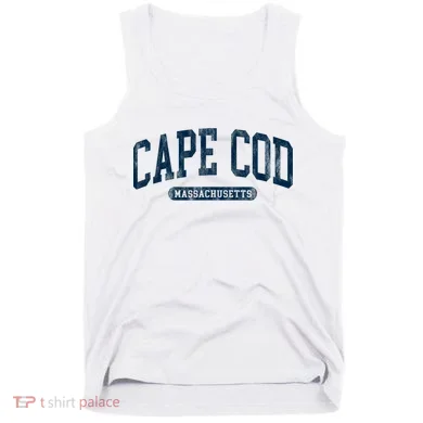 Cape Cod Massachusetts Retro Preppy Throwback Tank Top