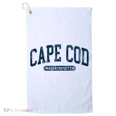 Cape Cod Massachusetts Retro Preppy Throwback Golf Towel