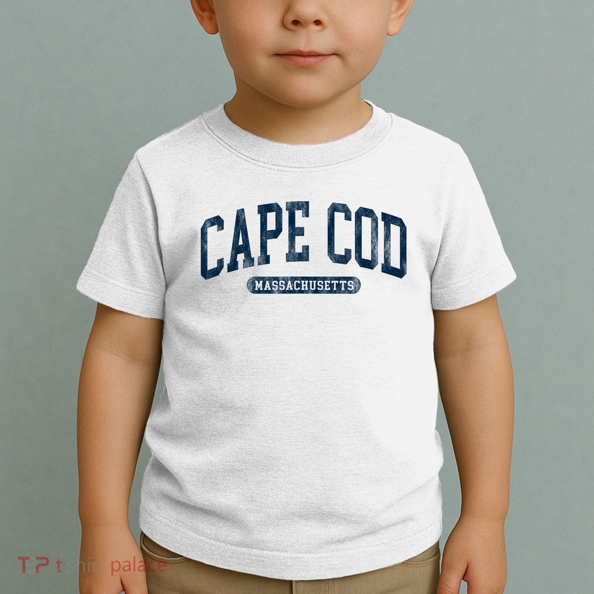 Cape Cod Massachusetts Retro Preppy Throwback Toddler T-Shirt