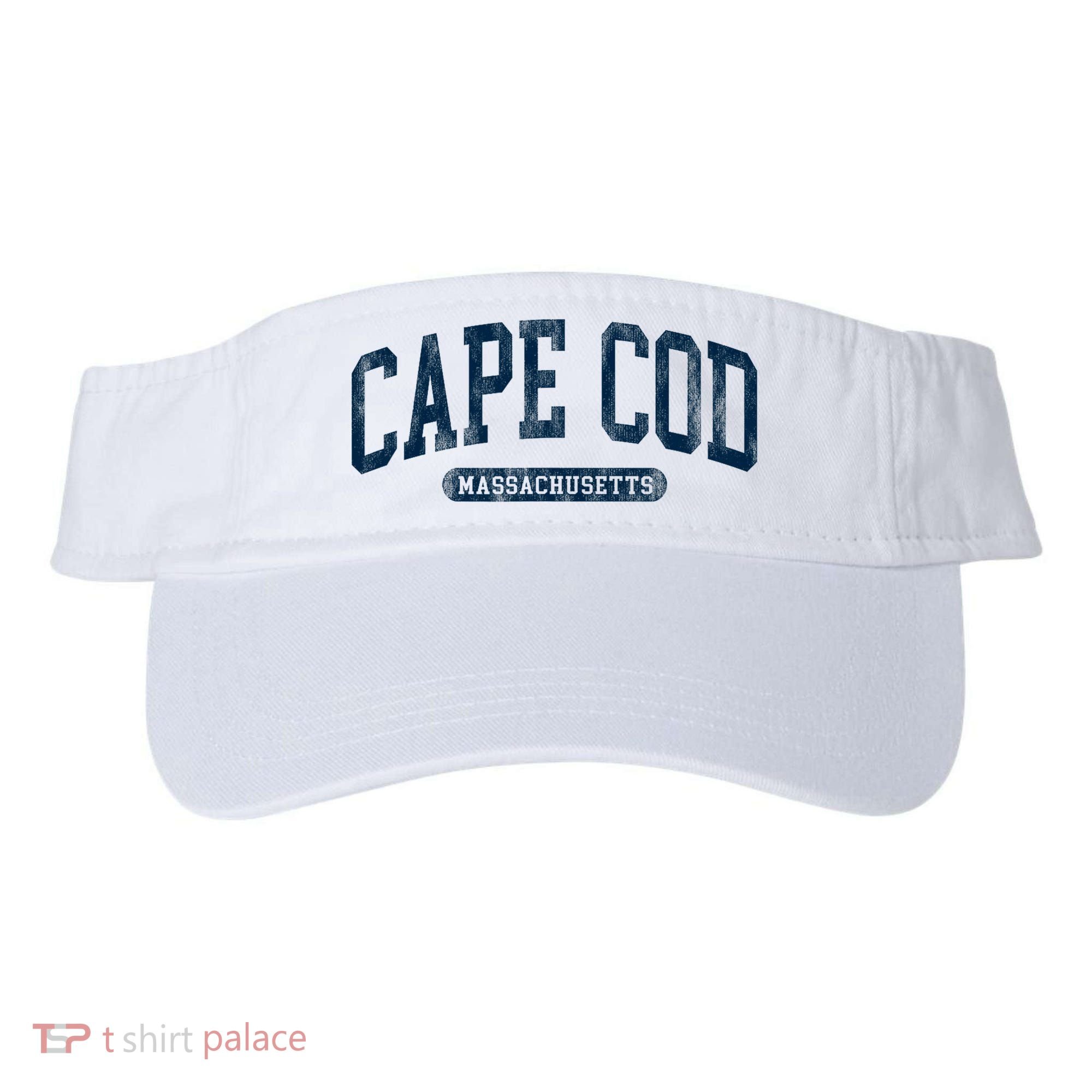 Cape Cod Massachusetts Retro Preppy Throwback Visor
