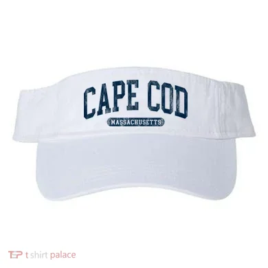 Cape Cod Massachusetts Retro Preppy Throwback Visor