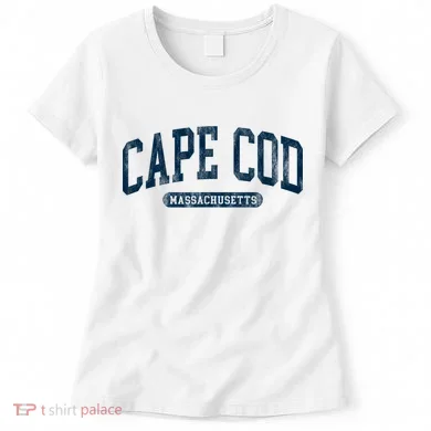 Cape Cod Massachusetts Retro Preppy Throwback Women's T-Shirt
