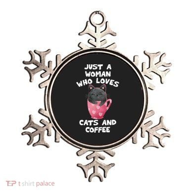 Cat Coffee Mug Just A Who Loves Cats And Coffee Gift Ornament