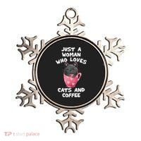 Cat Coffee Mug Just A Who Loves Cats And Coffee Gift Ornament thumb 0