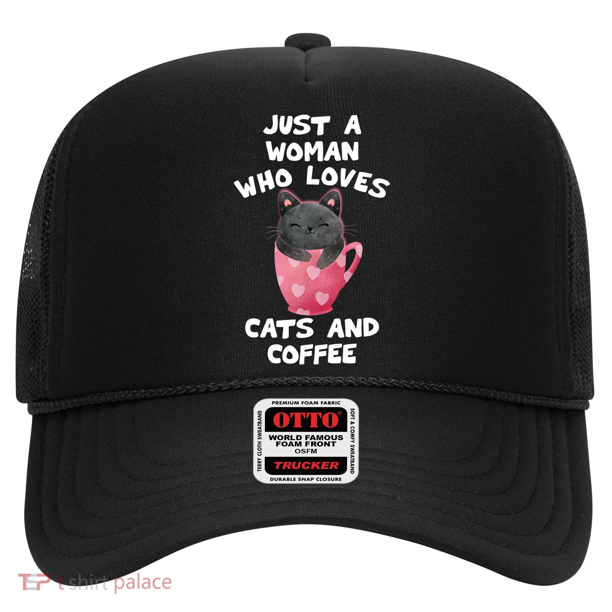 Cat Coffee Mug Just A Who Loves Cats And Coffee Gift Hat