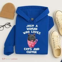 Cat Coffee Mug Just A Who Loves Cats And Coffee Gift Hoodie thumb 4