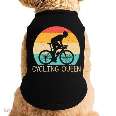 Cool Cycling Mom Cyclist Bicycle Mountain Biking Funny Gift Doggie Tank