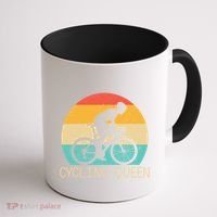 Cool Cycling Mom Cyclist Bicycle Mountain Biking Funny Gift Coffee Mug thumb 1