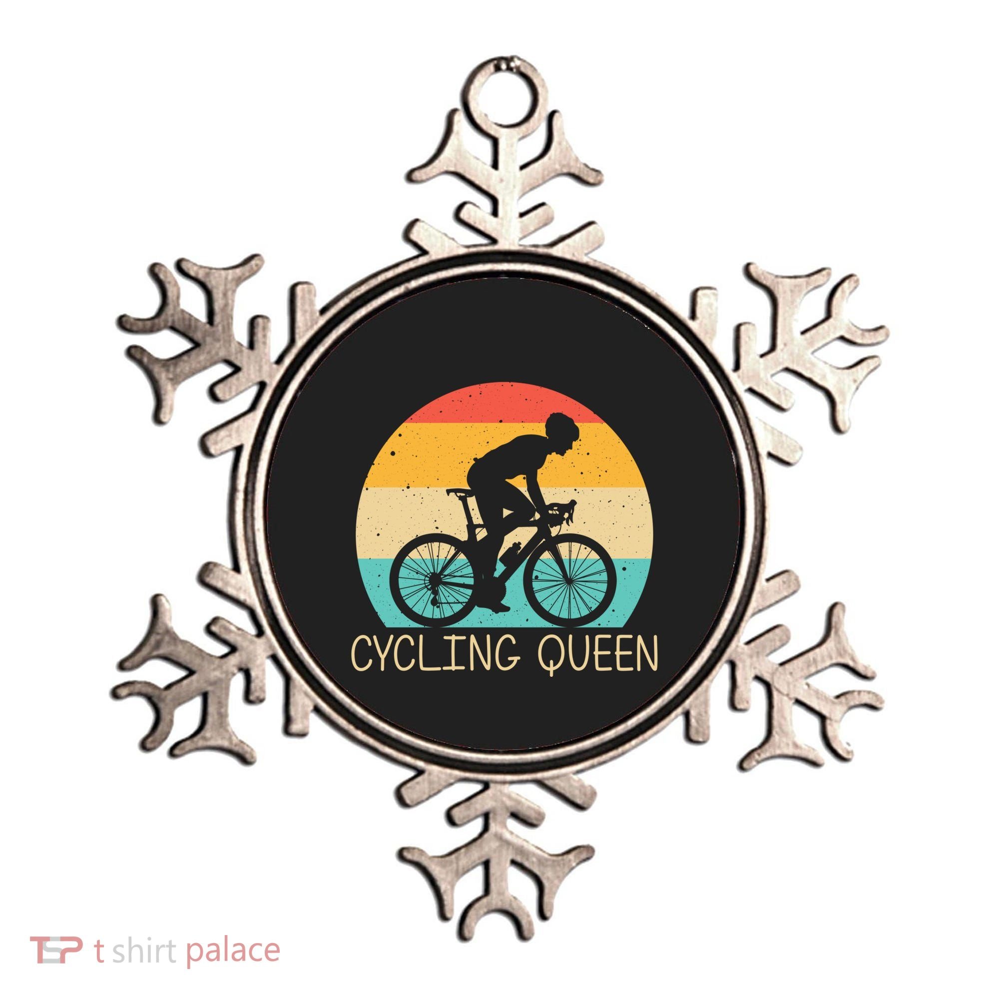 Cool Cycling Mom Cyclist Bicycle Mountain Biking Funny Gift Ornament