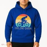 Cool Cycling Mom Cyclist Bicycle Mountain Biking Funny Gift Hoodie thumb 2