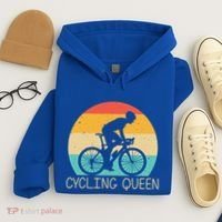 Cool Cycling Mom Cyclist Bicycle Mountain Biking Funny Gift Hoodie thumb 4