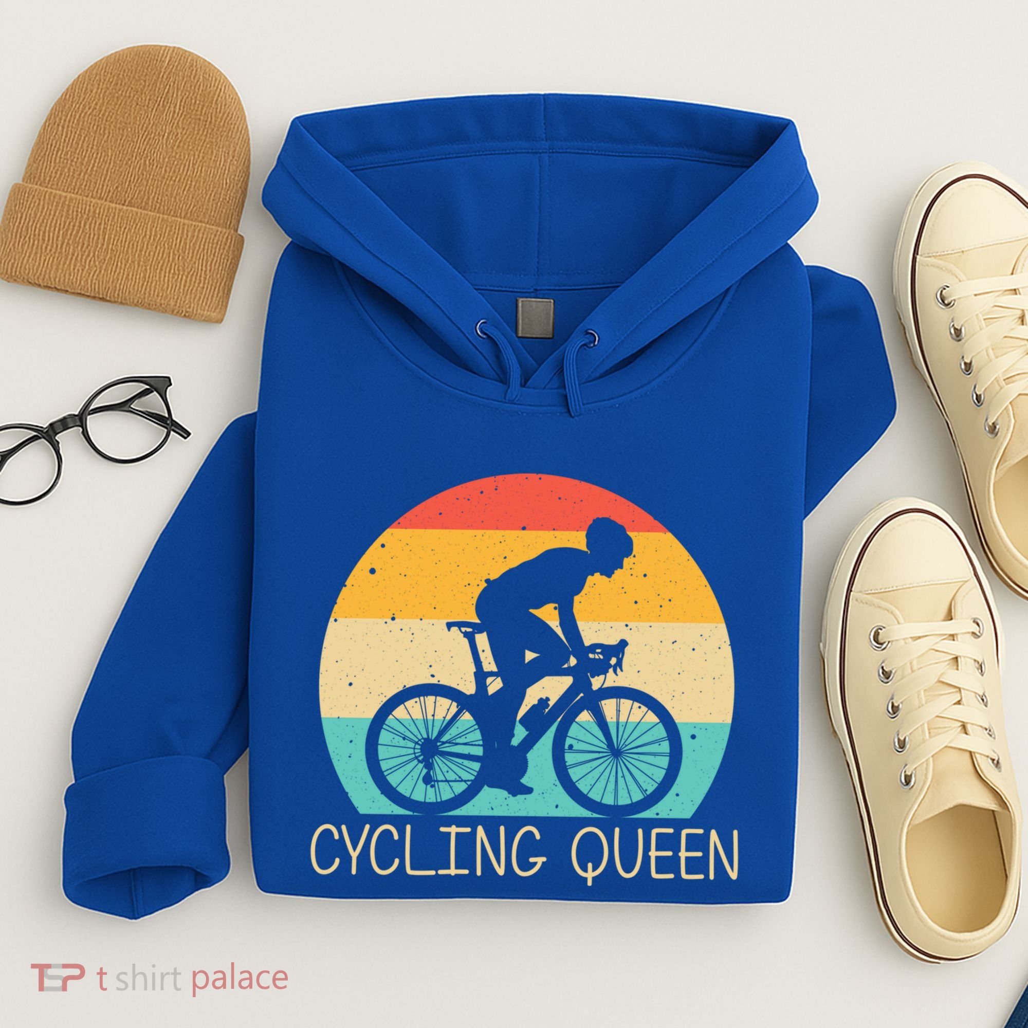 Cool Cycling Mom Cyclist Bicycle Mountain Biking Funny Gift Hoodie