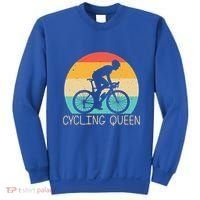Cool Cycling Mom Cyclist Bicycle Mountain Biking Funny Gift Sweatshirt thumb 0