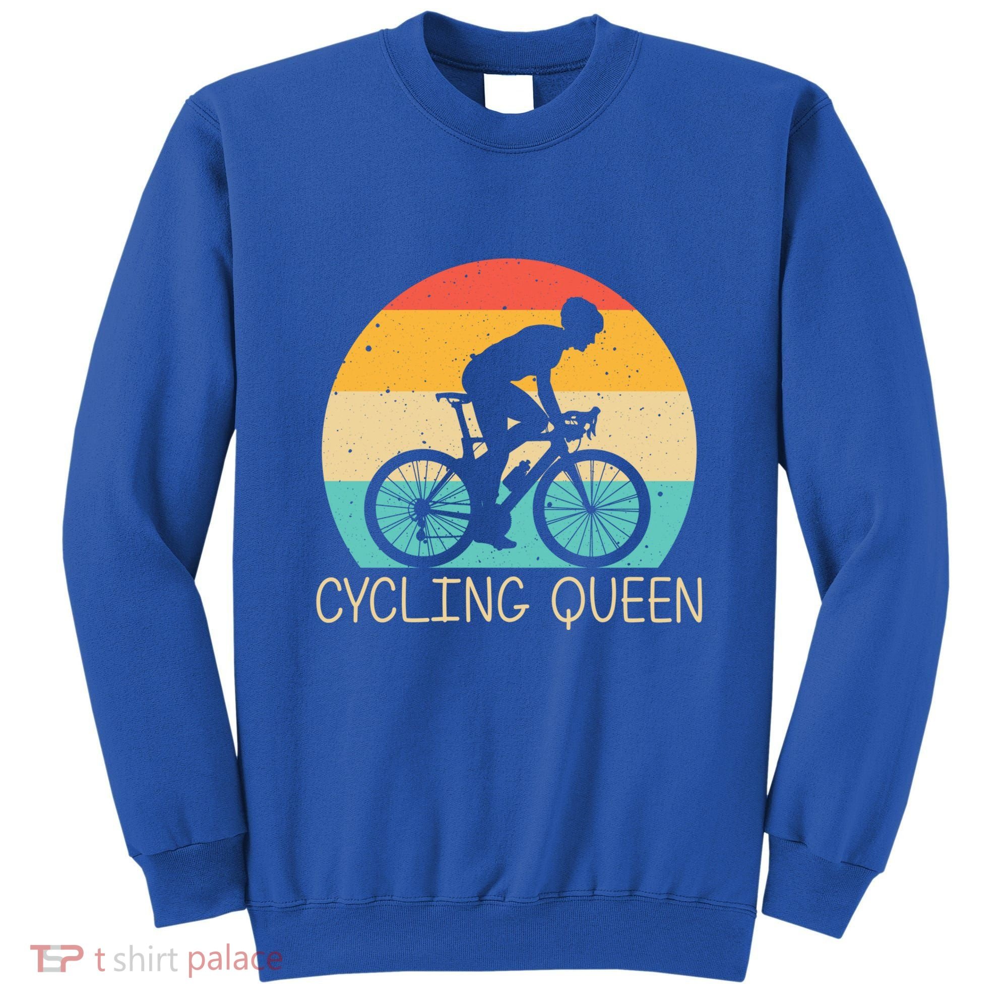 Cool Cycling Mom Cyclist Bicycle Mountain Biking Funny Gift Sweatshirt