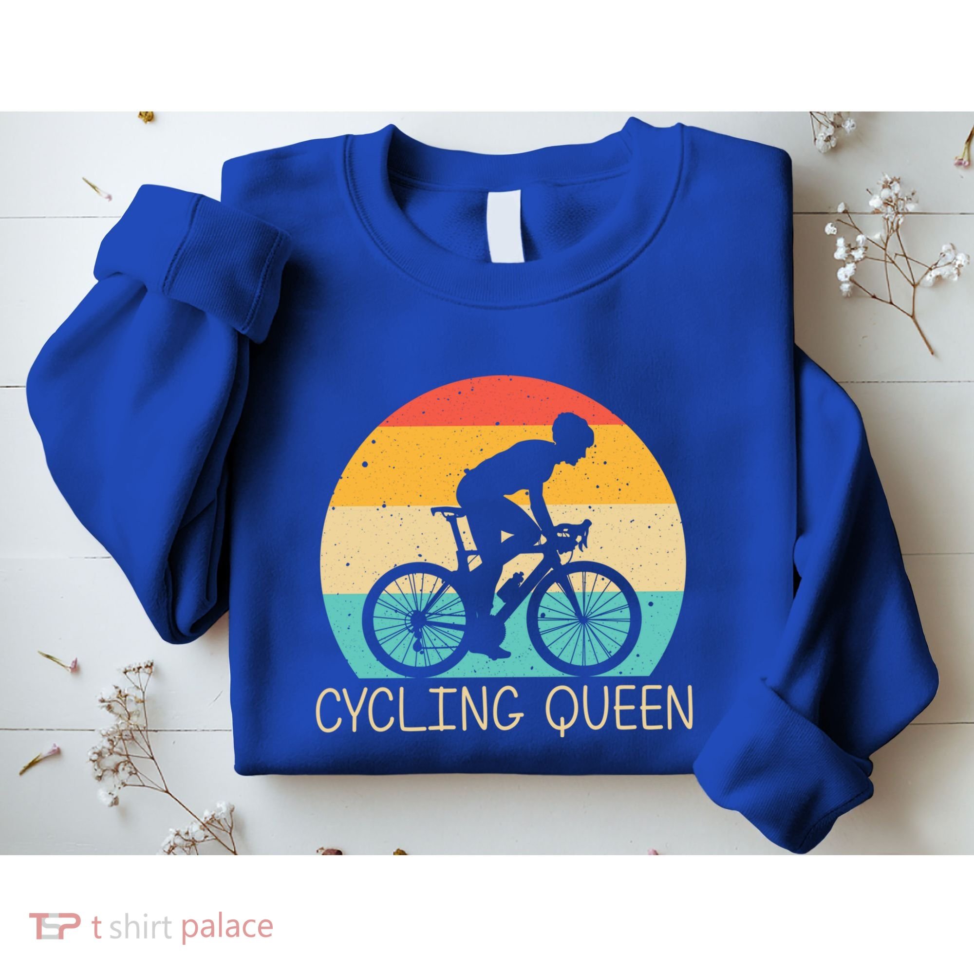 Cool Cycling Mom Cyclist Bicycle Mountain Biking Funny Gift Sweatshirt