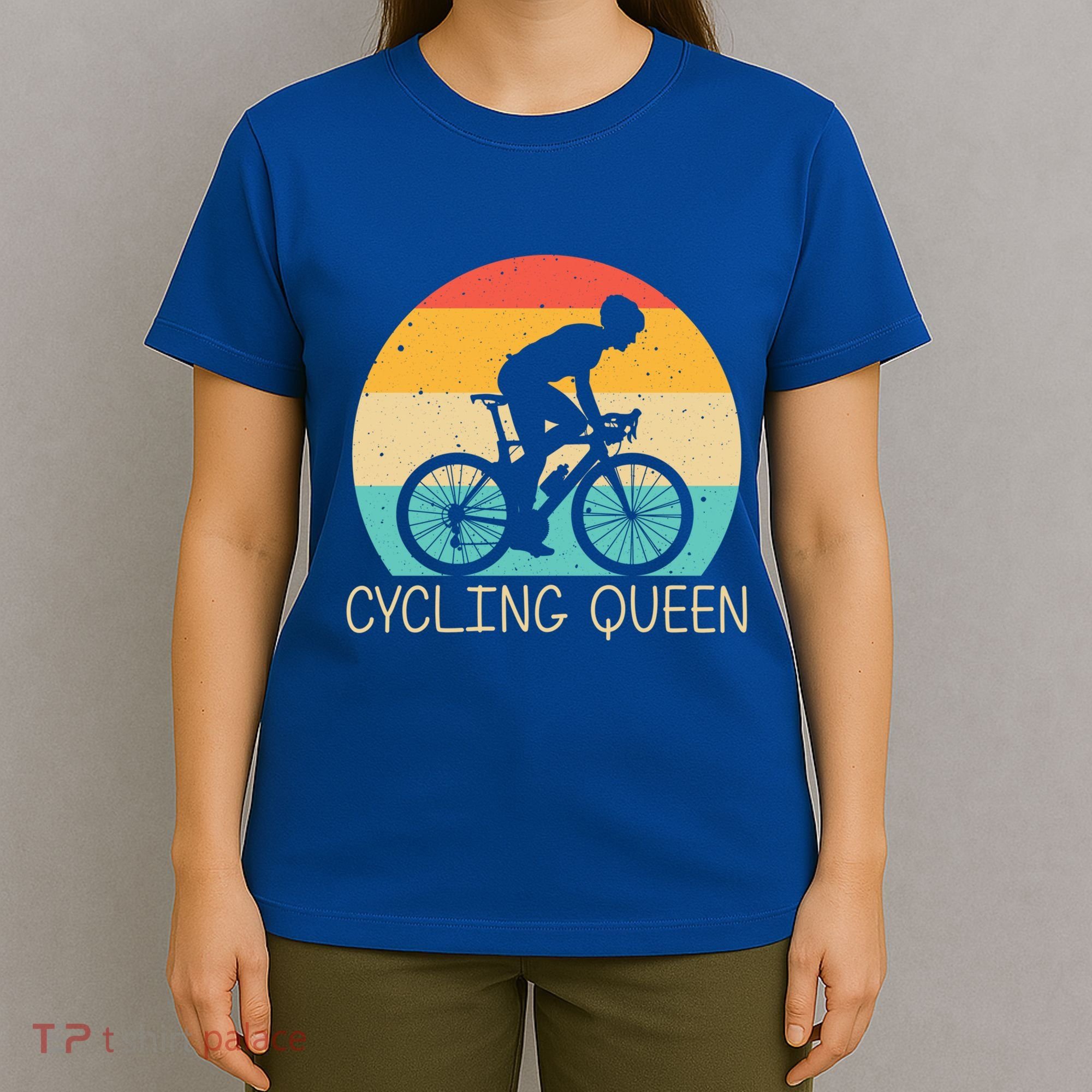 Cool Cycling Mom Cyclist Bicycle Mountain Biking Funny Gift T-Shirt