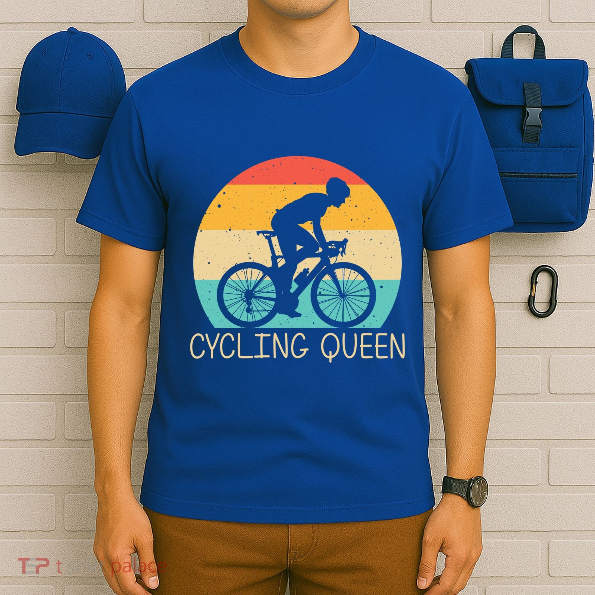Cool Cycling Mom Cyclist Bicycle Mountain Biking Funny Gift T-Shirt