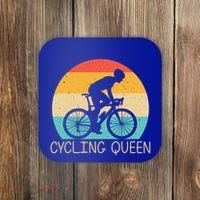 Cool Cycling Mom Cyclist Bicycle Mountain Biking Funny Gift Coaster thumb 0