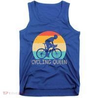 Cool Cycling Mom Cyclist Bicycle Mountain Biking Funny Gift Tank Top thumb 0