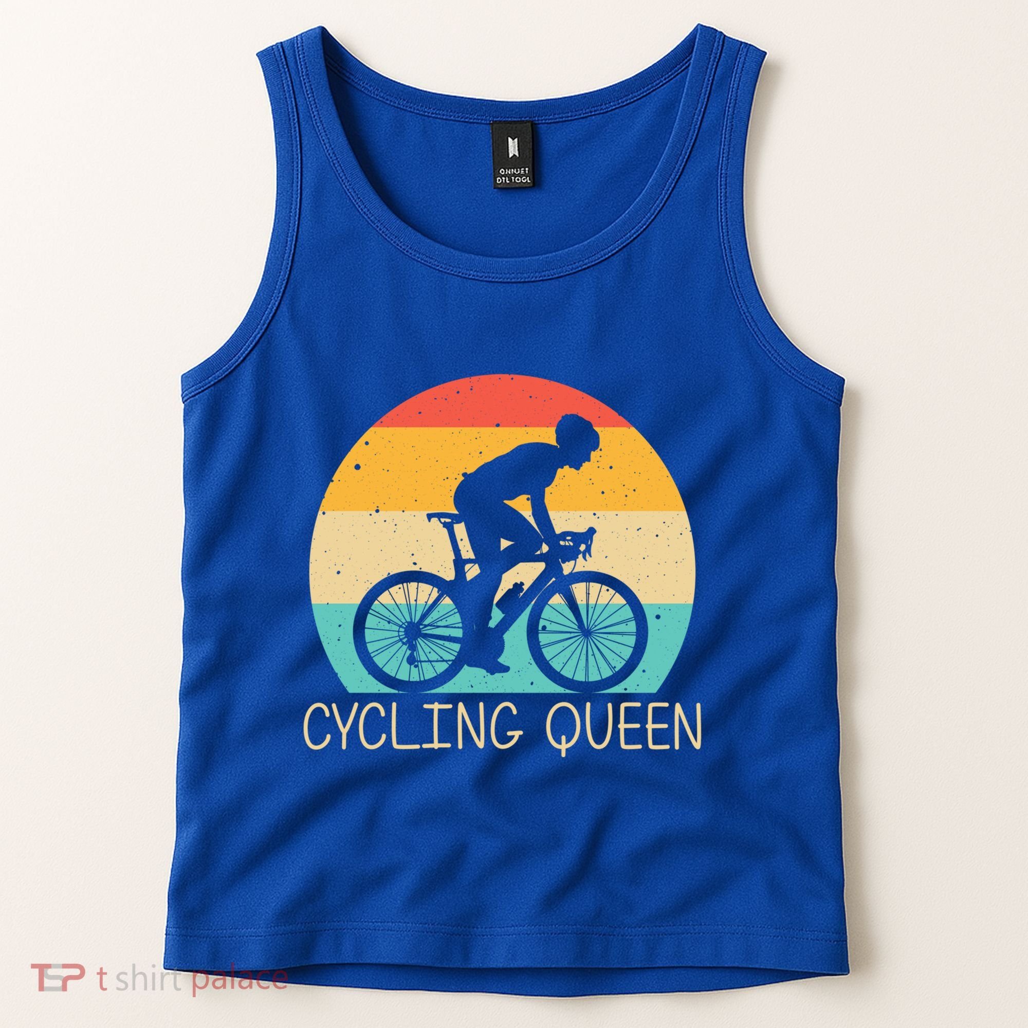 Cool Cycling Mom Cyclist Bicycle Mountain Biking Funny Gift Tank Top