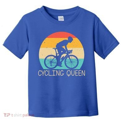 Cool Cycling Mom Cyclist Bicycle Mountain Biking Funny Gift Toddler T-Shirt