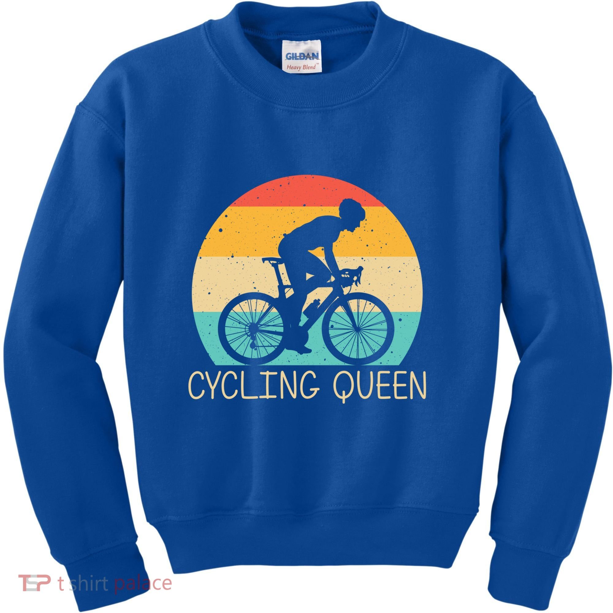 Cool Cycling Mom Cyclist Bicycle Mountain Biking Funny Gift Kids Sweatshirt