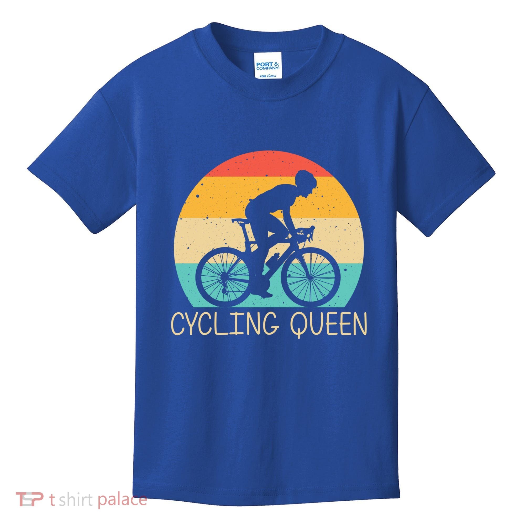 Cool Cycling Mom Cyclist Bicycle Mountain Biking Funny Gift Kids T-Shirt