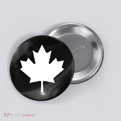 Canada Canadian Maple Flag Canada Day Button
