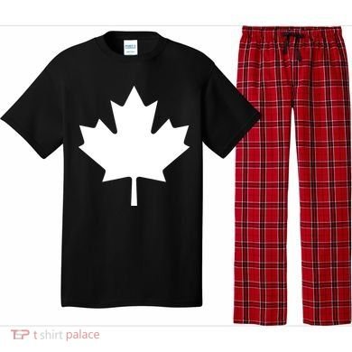 Canada Canadian Maple Flag Canada Day Pajama Set