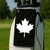 Canada Canadian Maple Flag Canada Day Golf Towel thumb 2
