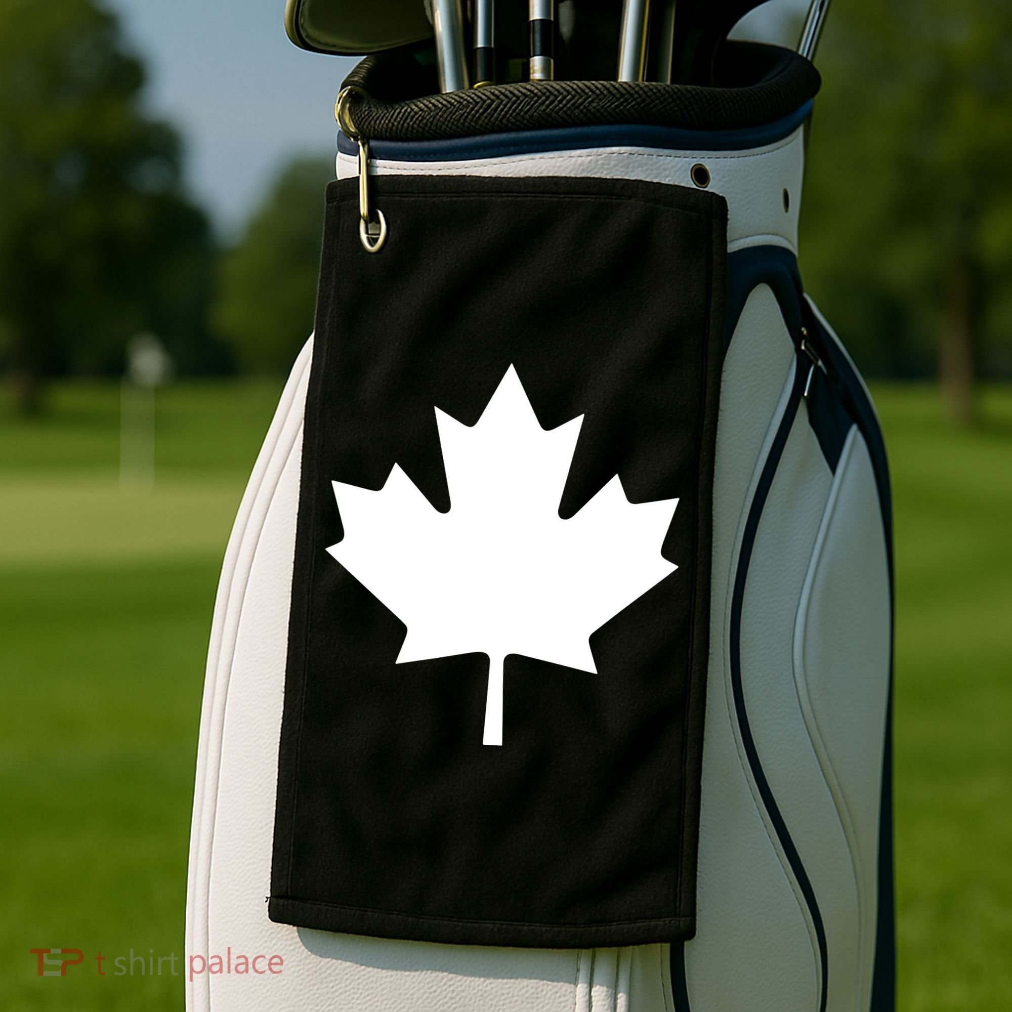Canada Canadian Maple Flag Canada Day Golf Towel