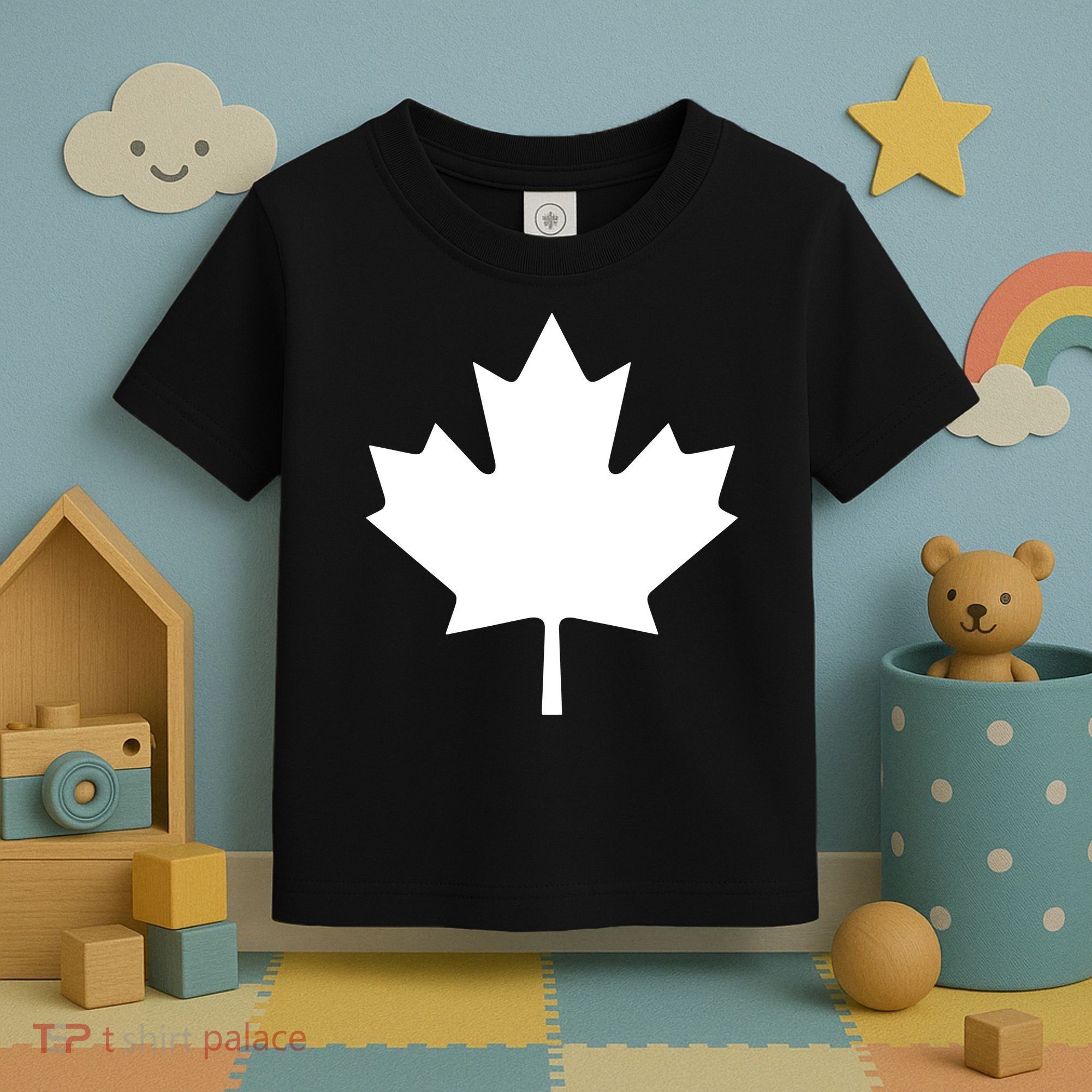 Canada Canadian Maple Flag Canada Day Toddler T-Shirt