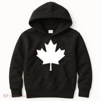 Canada Canadian Maple Flag Canada Day Kids Hoodie thumb 0