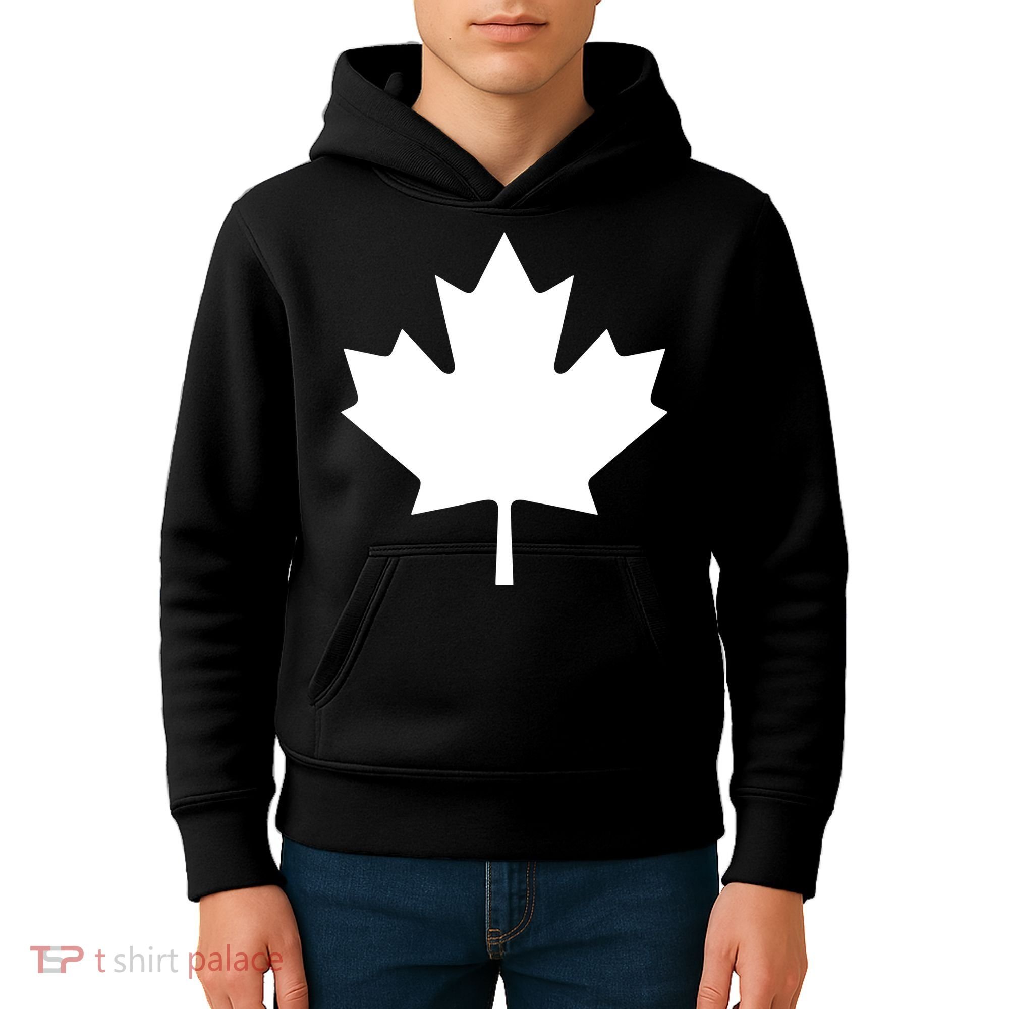 Canada Canadian Maple Flag Canada Day Kids Hoodie