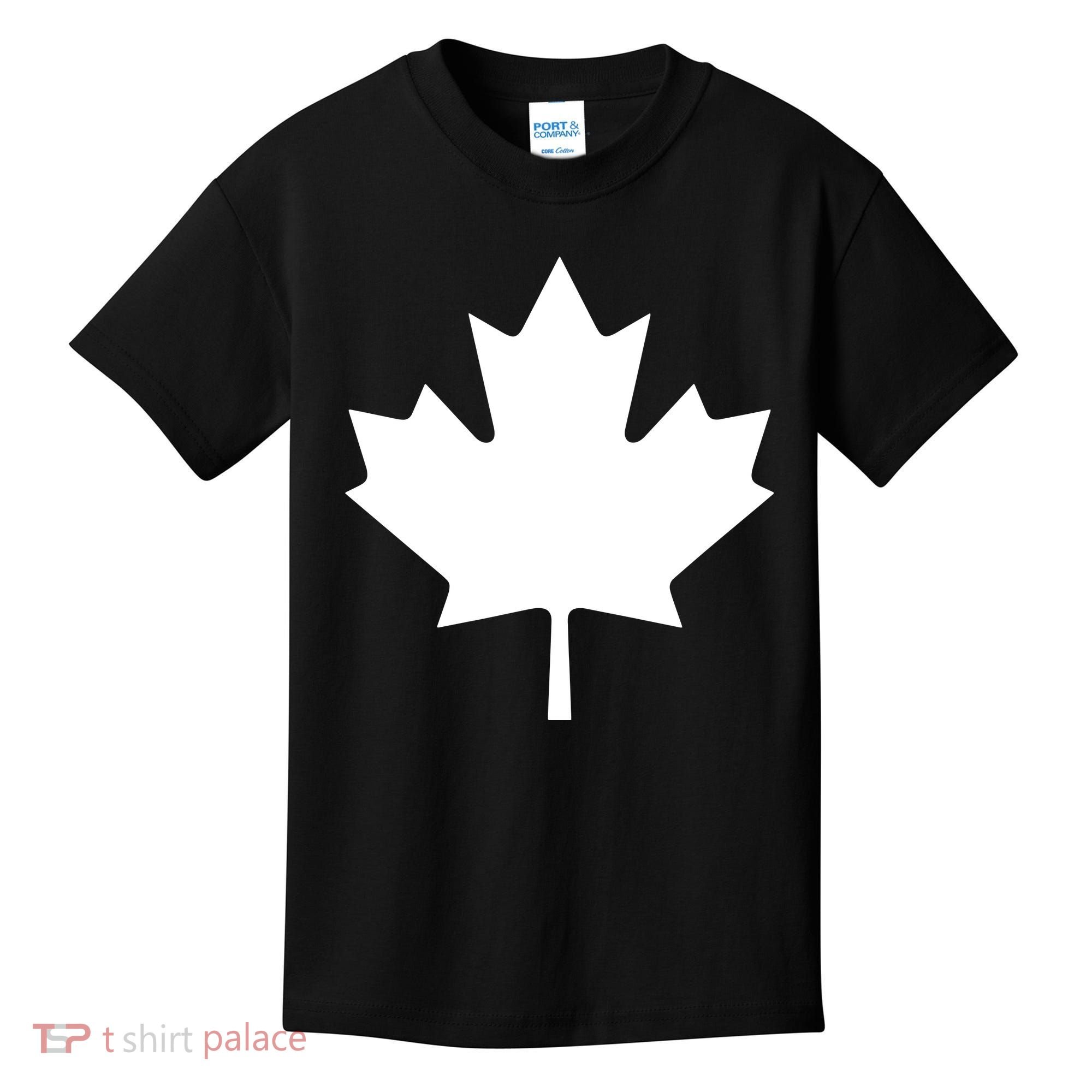Canada Canadian Maple Flag Canada Day Kids T-Shirt