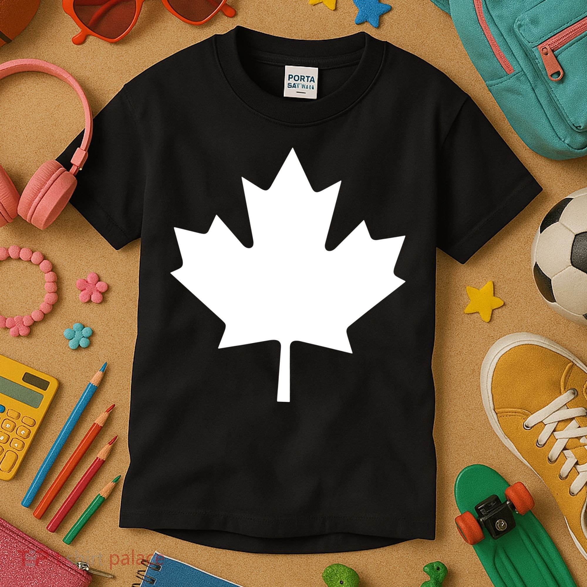 Canada Canadian Maple Flag Canada Day Kids T-Shirt