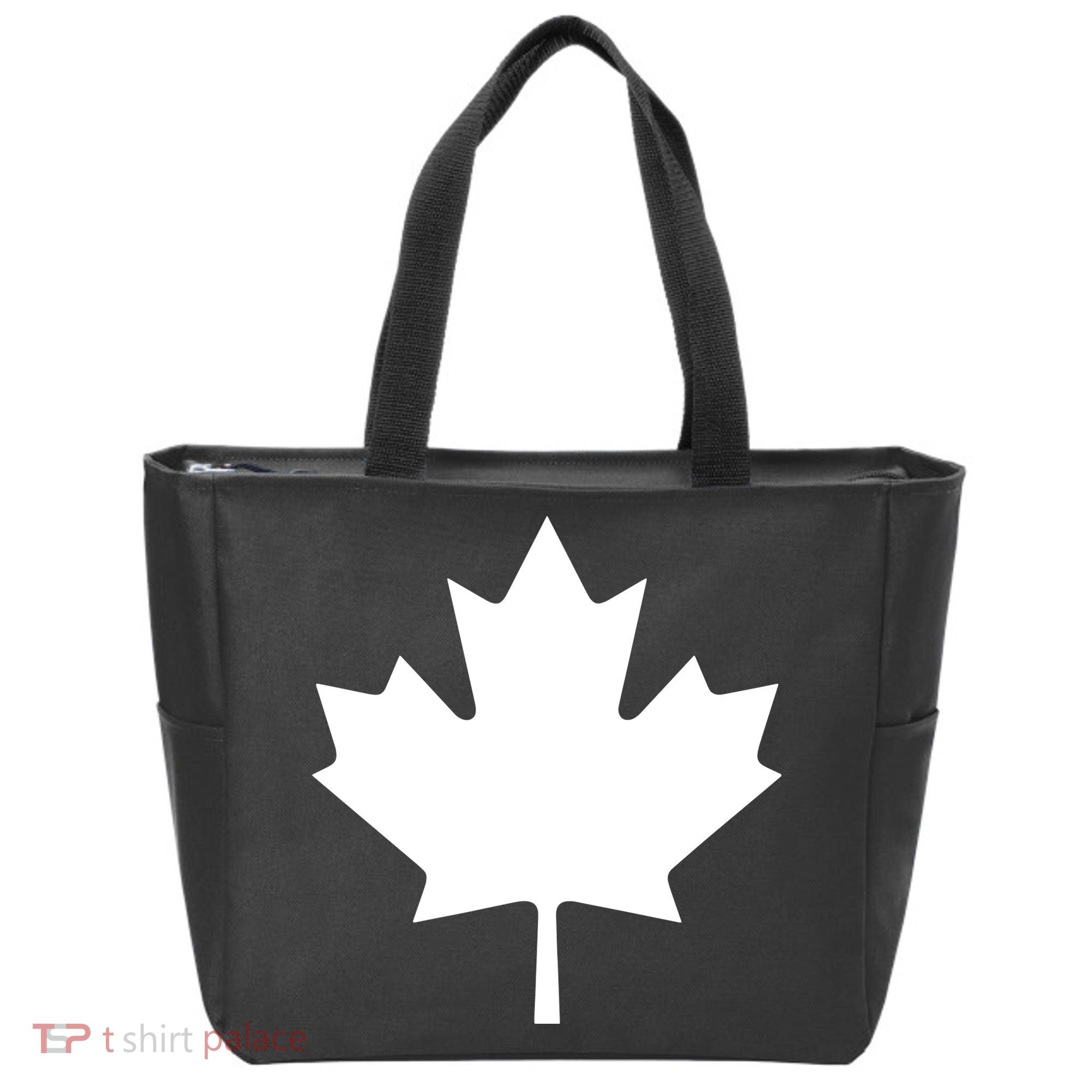 Canada Canadian Maple Flag Canada Day Tote Bag