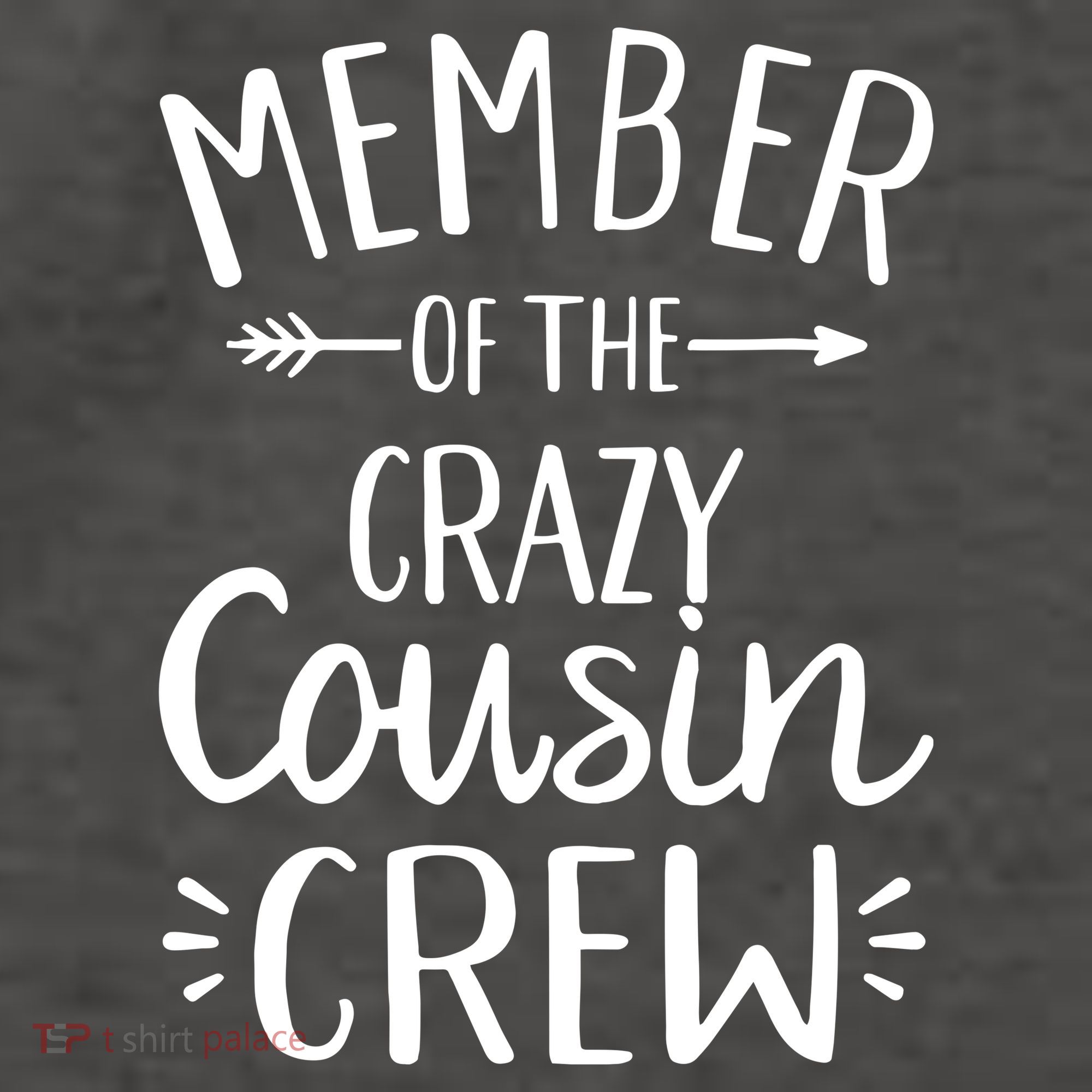 Crazy Cousin Member Of The Crazy Cousin Crew Vector Backpack