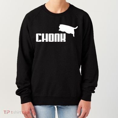 Chonk Cat Meme Funny Women's Sweatshirt