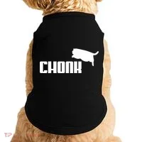 Chonk Cat Meme Funny Doggie Tank thumb 0