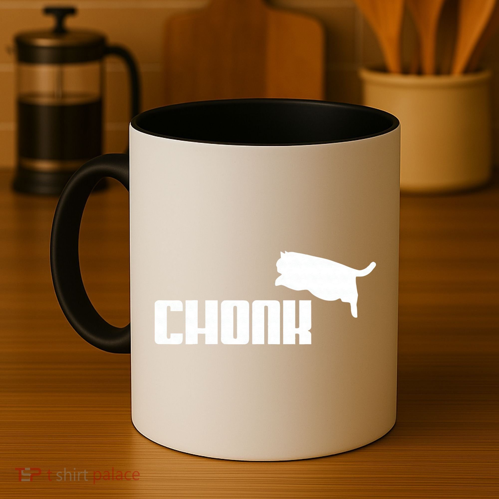 Chonk Cat Meme Funny Coffee Mug