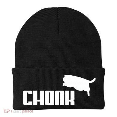 Chonk Cat Meme Funny Beanie