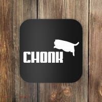 Chonk Cat Meme Funny Coaster thumb 0