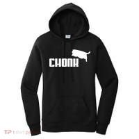 Chonk Cat Meme Funny Women's Hoodie thumb 0