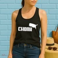 Chonk Cat Meme Funny Women's Tank Top thumb 2
