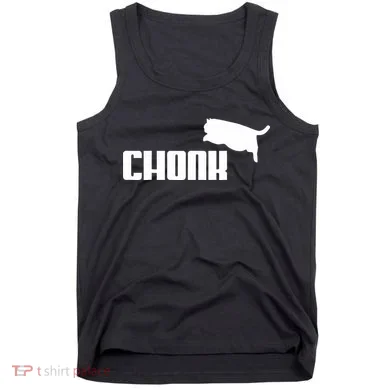 Chonk Cat Meme Funny Tank Top