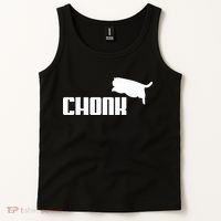 Chonk Cat Meme Funny Tank Top thumb 2